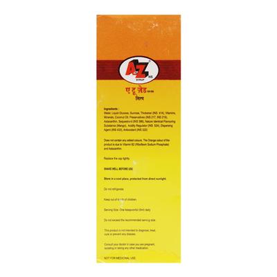 A TO Z NS MANGO FLAVOUR Syrup 100ml - Supplements-Vam