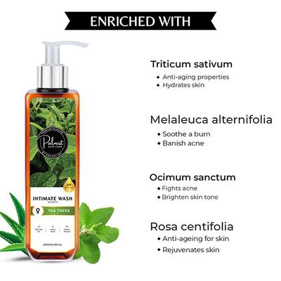 Palmist Skin Care Intimate Wash Women Gel - Tea Tree 200 ml - Intimate Care