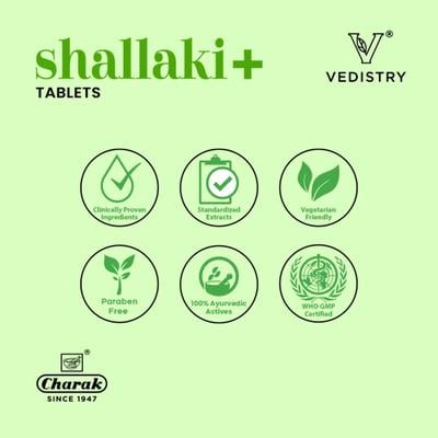 Vedistry Shallaki+ Tablet 60's - Pure Herbs