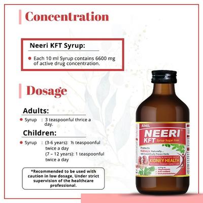 Aimil NEERI KFT Sugar Free Syrup 200 ml - Speciality Medicines