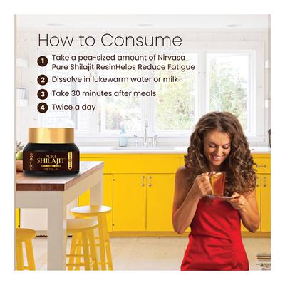 Nirvasa Pure Shilajit Resin Form with Gold & Silver 30 gm - Sexual Care