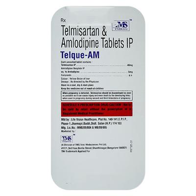 TELQUE AM Tablet 15's - Hypertension-Ana