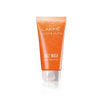 Lakme Blush & Glow Gel Face Wash - Peach 50 gm - Face Wash & Cleansers