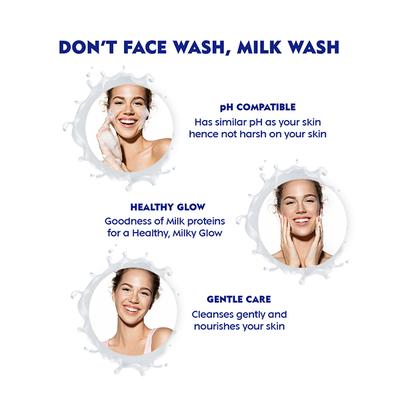 Nivea Milk Delights Face Wash for Oily Skin - Besan 50 ml - Face Wash & Cleansers
