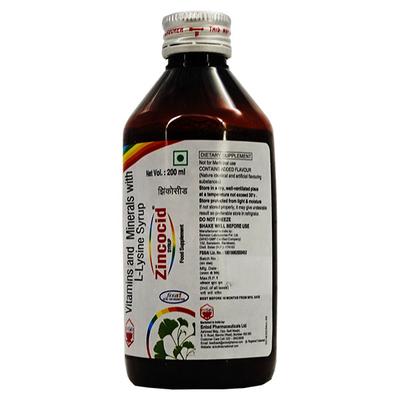 ZINCOCID Syrup 200ml - Supplements-Vam