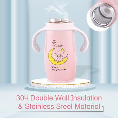 R For Rabbit Steebo Crescent Spout Cup 240 ml - Pink - Feeding & Nursing