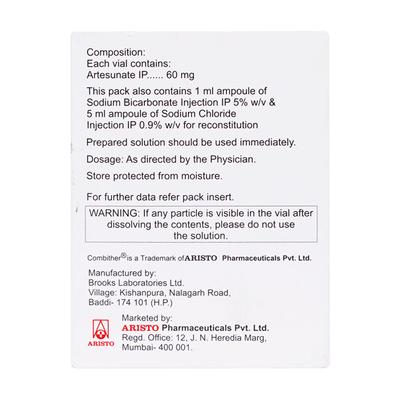 Combither AT 60mg Injection 1ml - Malarial