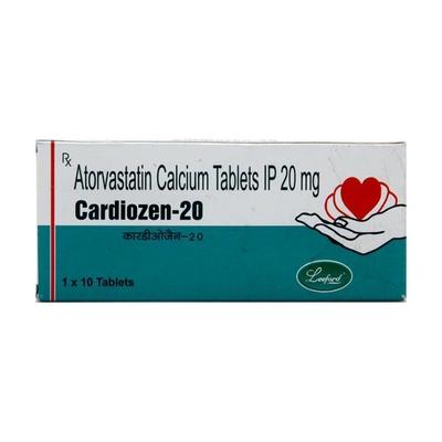 Cardiozen 20mg Tablet 10'S - High Cholesterol-Dys