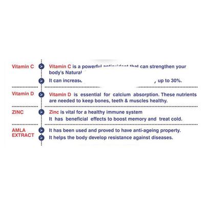 VITC DZ Chewable Tablet 10's - Supplements-Vic