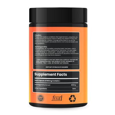 Pro Nutrition & Fitness Ashwagandha 800 mg Dietary Supplement Capsule 90's - Sexual Care