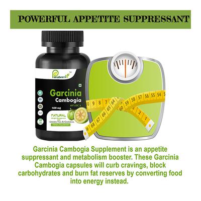 Puraberry Garcinia Cambogia 800 mg Veg Capsule 60's - Herbal Dietary Supplement
