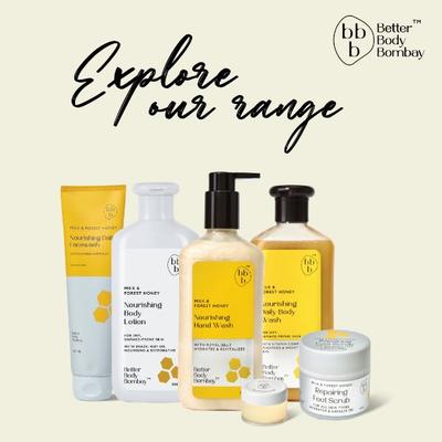BBB Better Body Bombay Nourishing Daily Facewash- Milk & Forest Honey 100 ml - Face Wash & Cleansers