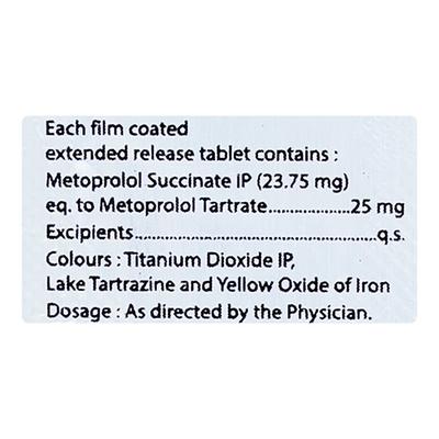 METOZEST XL 25 Tablet 10's - Hypertension-Bet
