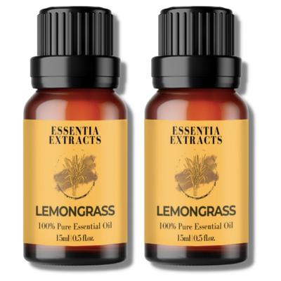 Essentia Extracts Pure Essential Oil - Lemongrass (Pack of 2 x 15 ml) 1's - Essential Oils