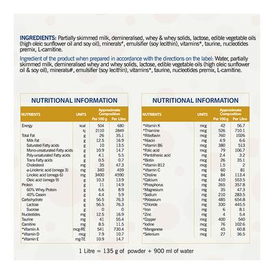 Dexolac Premium Stage 1 (Upto 6 Months) Powder 500 gm (Tin) - Baby And Infant Supplements