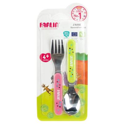 Farlin Spoon & Fork Set 1's - Feeding & Nursing