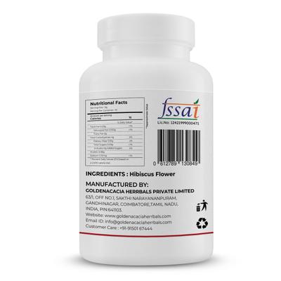Goldenacacia Herrbals Hibiscus Powder 50 gm - Pure Herbs