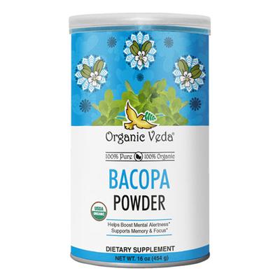 Organic Veda Bacopa Powder 454 gm - Pure Herbs