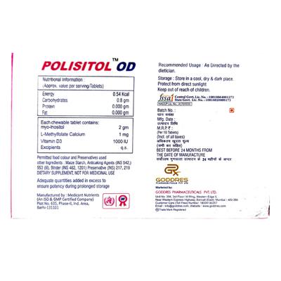 POLISITOL OD Tablet 10's - Supplements-Sup