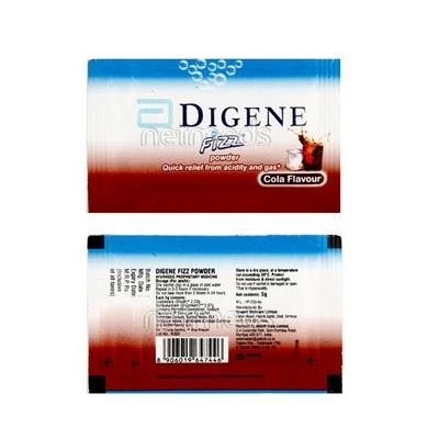 Digene Fizz Cola Sachet 5gm - Ulcer/Reflux/Flatulence-Aaa