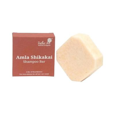 Rustic Art Organic Amala Shikakai Shampoo Bar 75 gm - Shampoos