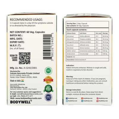 Bodywell Ultimate Immunity 500 mg Capsule 60's - Vitamin C