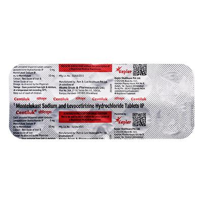 Centiluk 10/5mg Tablet 10'S - Allergies-Ant