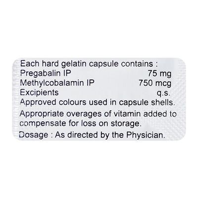 MECOBYTE P Capsule 10's - Neuropathic Pain-Dru