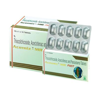 Acemiz MR Fast Tablet 10'S - Muscle Cramps/Spasticity-Mus