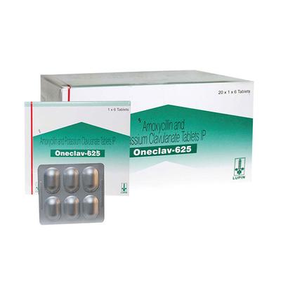 ONECLAV 625 Tablet 6's - Bacterial Infections-Pen