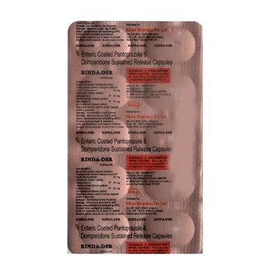 RINDA DSR Capsule 10's - Ulcer/Reflux/Flatulence-Aaa