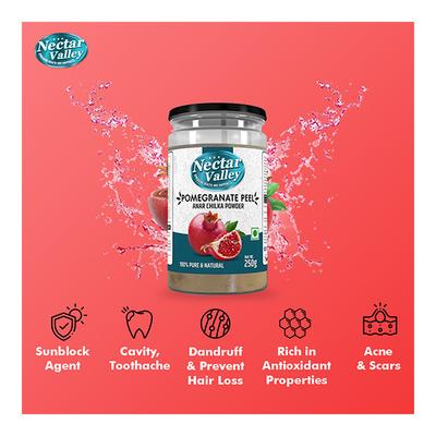 Nectar Valley Pomegranate Peel Anar Chilka Powder 250 gm - Health Products