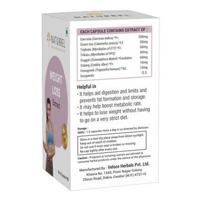 Naturrel Weight Loss Extract Capsule 50's + Free 10's - Speciality Medicines
