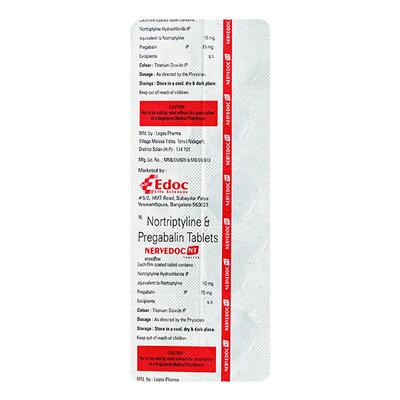 NERVEDOC NT Tablet 10's - Neuropathic Pain-Dru