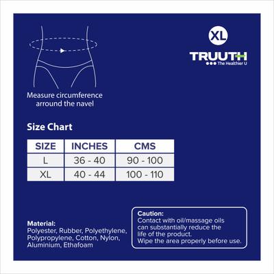 Truuth Contoured Lumbar Sacral Support (XL) - Back/Abdomen Supports