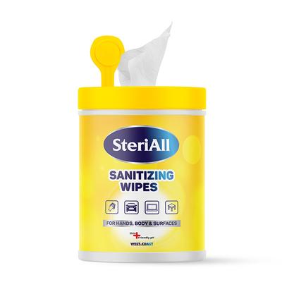 SteriAll Sanitizing Wipes 50's - Hand Sanitizer