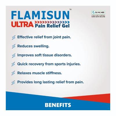 Flamisun Ultra Pain Relief Gel 50 gm - Gel/Cream