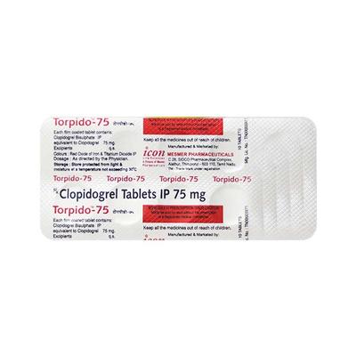 Torpido 75mg Tablet 10'S - Blood Clot-Ant