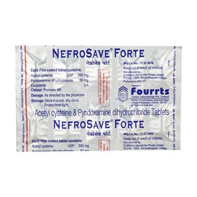 Nefrosave Forte Tablet 10'S - Poisoning/Overdose-Ant