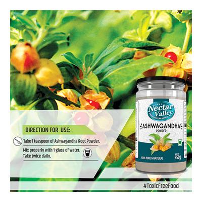 Nectar Valley Ashwagandha Powder 250 gm - Health Products