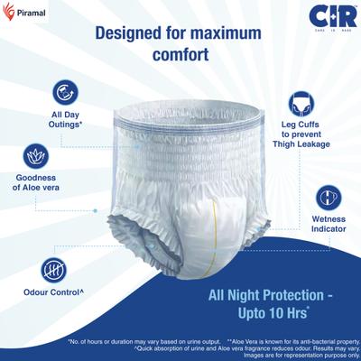 CIR Adult Diapers - Pants (XL) 10's - Adult Diapers & Pads