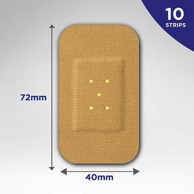 Hansaplast Jumbo Antiseptic Larger Wound Pad 10's - Tapes & Films