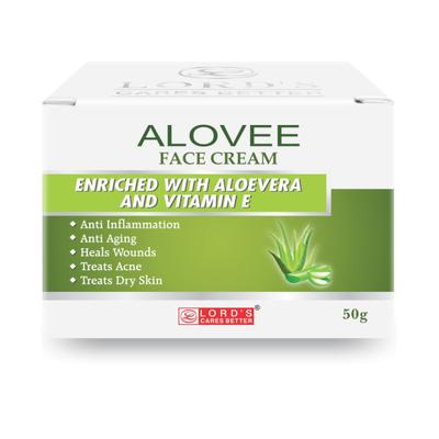 Lord's Alovee Face Cream - Aloevera & Vitamin E 50 gm - Personal Care(Homeopathy)