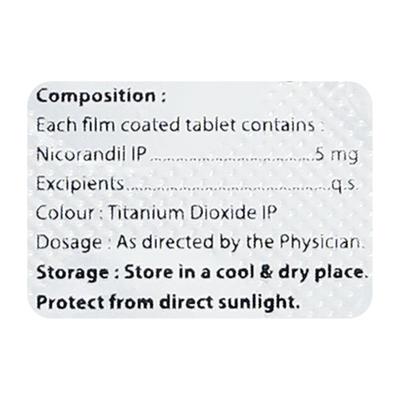 NICOKIND 5mg Tablet 10's - Angina