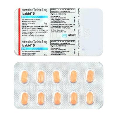 Ivabid 5mg Tablet 10'S - Angina