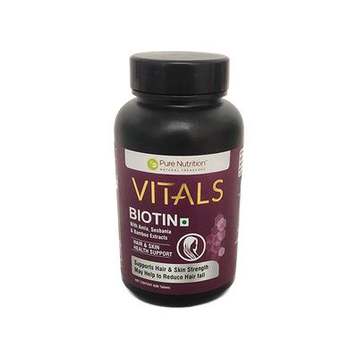 Pure Nutrition Vitals Biotin Tablet 60's - Hair & Skin