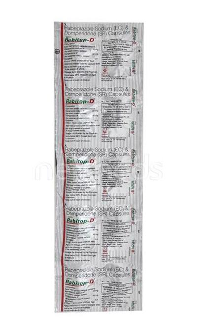 Rabitop D Capsule 10'S - Ulcer/Reflux/Flatulence-Aaa