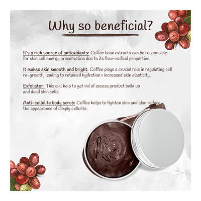 Nutriment Face Gel & Body Scrub - Coffee 250 gm - Face Scrubs