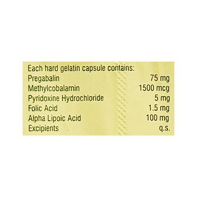 NERVE ON Capsule 10's - Neuropathic Pain-Dru