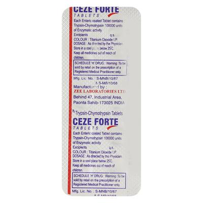CEZE FORTE Tablet 10's - Pain relief-Ant